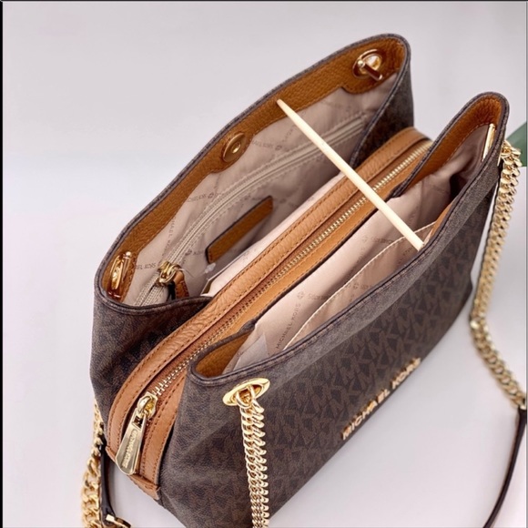 Michael Kors Chain Messenger Shoulder Bag - Picture 7 of 9